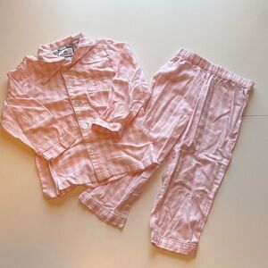 Pink Striped Kids Pajamas